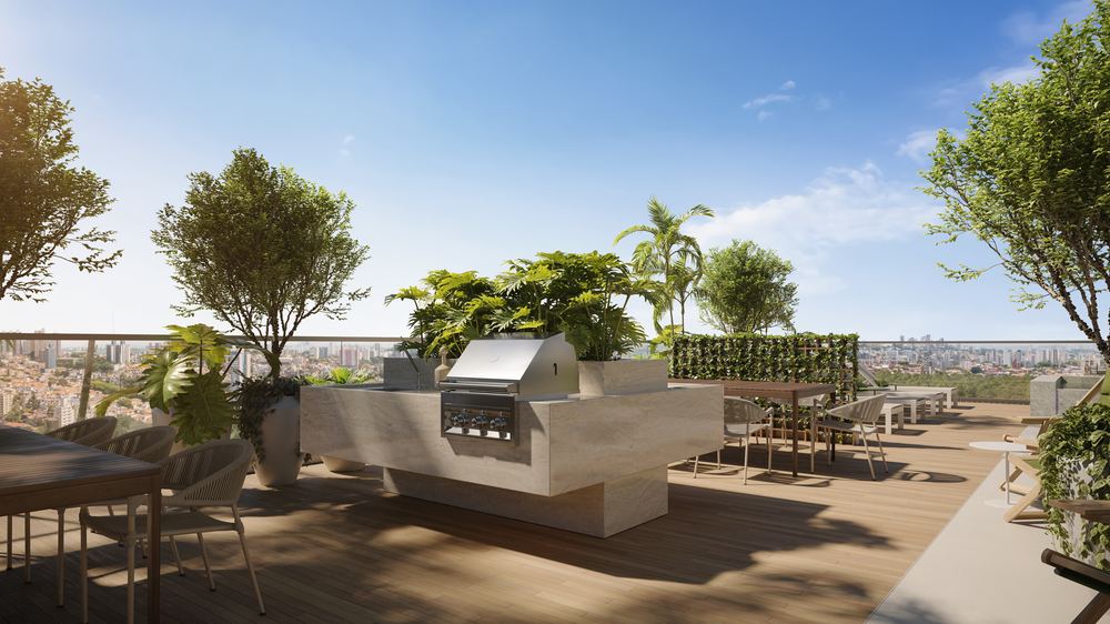 Gourmet no rooftop