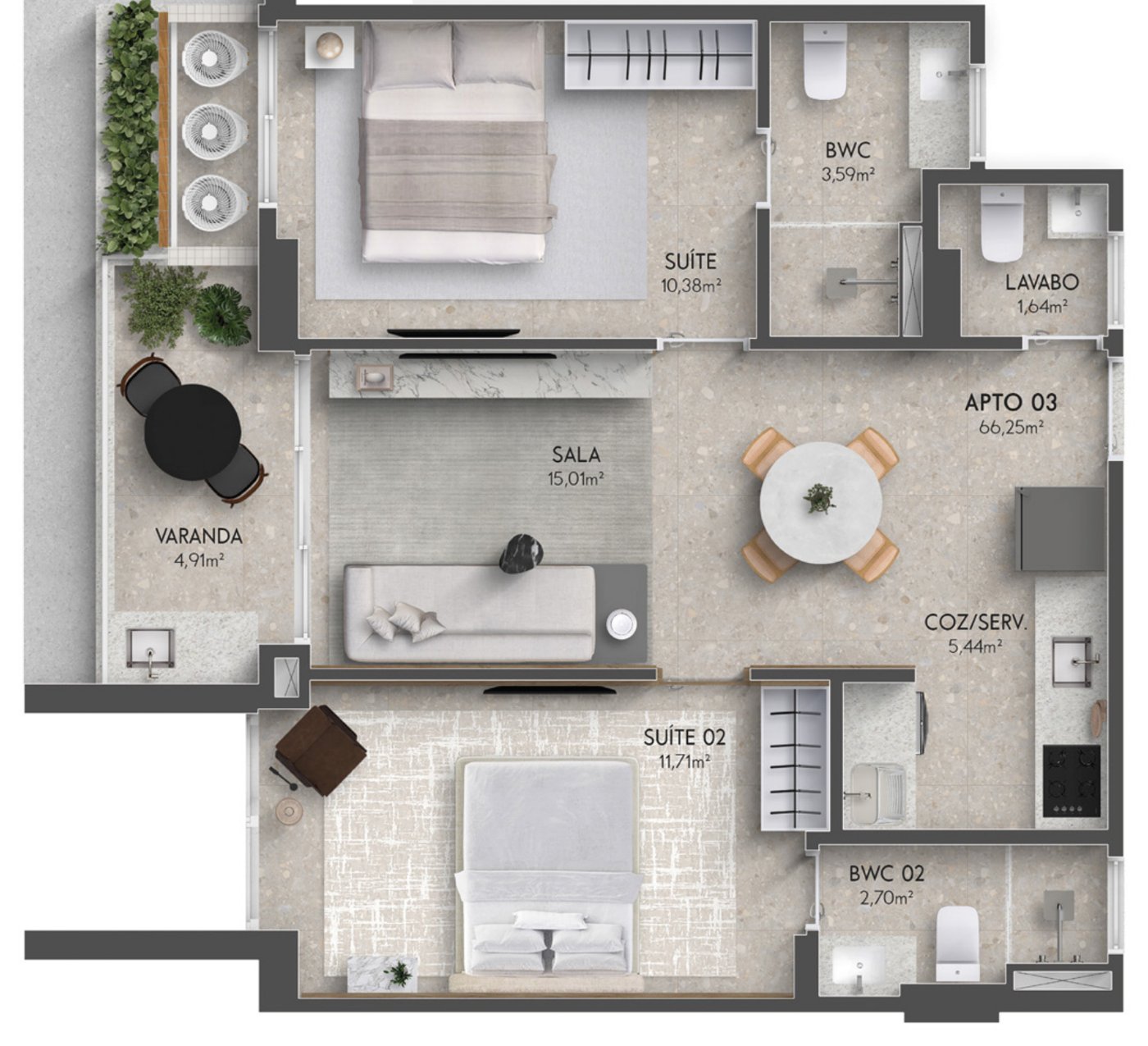 Planta Apto 03