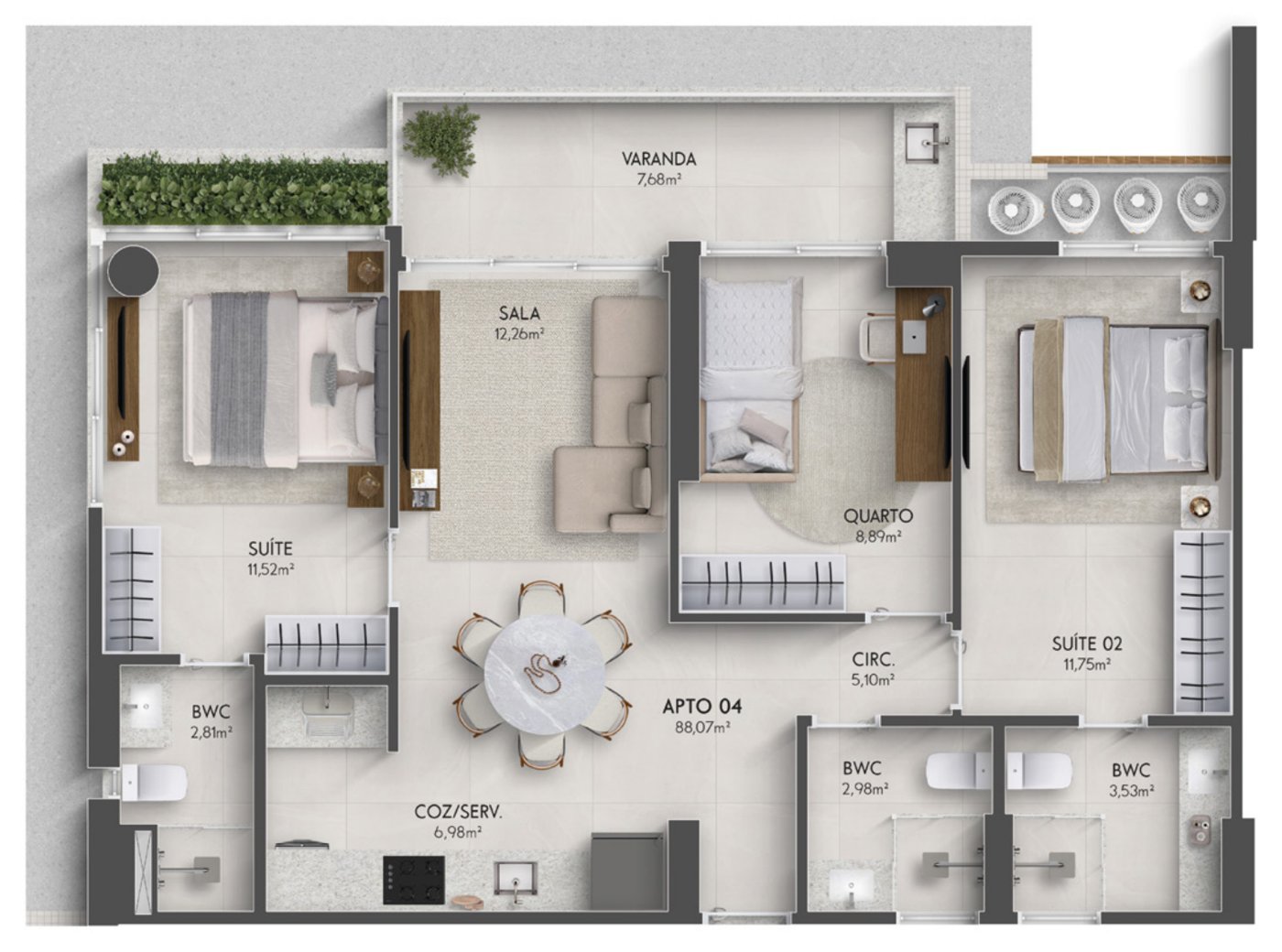 Planta Apto 04